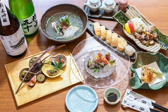 【朝夕２食付】島原産の新鮮野菜・鮮魚を使用した懐石コース